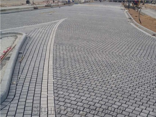 G654 Dark Grey Granite Cube Stone /Gray Granite Meshwork Stone Tiles/Grey Granite Paver Stone /Black Granite Paving Stone /Red Granite Paving Stone /Black Granite Paving Stone/Yellow Granite Paver