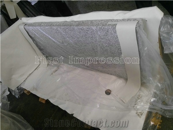 G655 Granite Kitchen Counter Top/China Tongan White Granite Kitchen Worktops/Hazel White Granite Kitchen Bar Top/Rice Grain White Granite Kitchen Desk Top/Kitchen Island Top/New Kitchen Bar Top