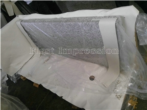 G655 Granite Kitchen Counter Top/China Tongan White Granite Kitchen Worktops/Hazel White Granite Kitchen Bar Top/Rice Grain White Granite Kitchen Desk Top/Kitchen Island Top/New Kitchen Bar Top