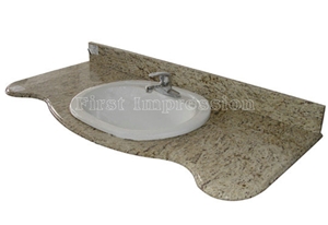 G682 Granite Countertop/G682 Yellow Granite Countertop /G682 Rusty Granite Vanity Top /Goden Yellow Kitchen Countertop /Polished G682 Kitchen Top/Polished Yellow Granite Vanity Top  
