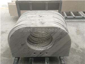 Guangxi White Marble Countertop/White Marble Vanity Top/Carrara White Marble Countertop /White Statuario Marble Bath Top/Polished Countertop Guangxi White Marble Countertop/White Marble Vanity Top/Carrara White Marble Countertop /White Statuario Marble Bath Top/Polished Countertop