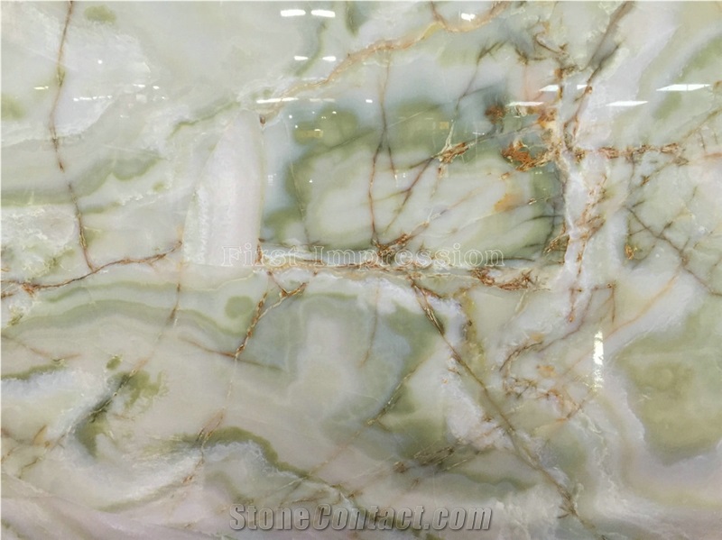 High Grade Antique Green Onyx Slabs & Tiles/Straight & Cross Cutting/Boot Match/Background/Wall Covering/Stair/Skirting/Cladding/Cut-To-Size for Floor Covering/Interior Decoration/Wholesaler