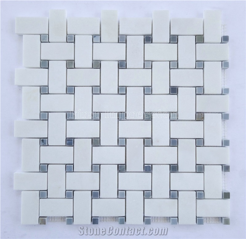 High Quality & Best Price Crystal White Stone Mosaic Tile/Thassos White Mosaic/Bianco Thassos/Thassos Limenas/Snow White Diamond Marble Mosaic for Wall,Floor,Interior/Nice Mosaic