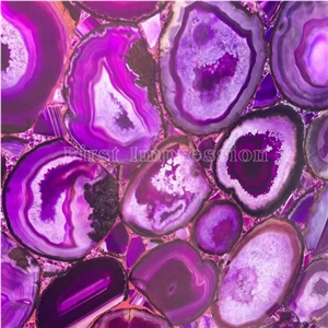 Hot Sale Purple Agate Semiprecious Stone Big Slabs & Tiles/Multicolor Semi Precious Stone Big Slabs/Stone Flooring,Wall Covering Tiles/Interior Decoration/Semi Precious Slabs/China Luxury Agate Stone