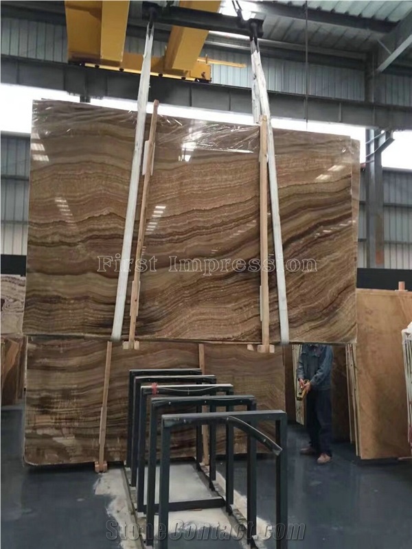 Hot Sale Wooden Onyx Slabs & Tiles/China Wooden Onyx/Background Decoration Stone/Wall Covering Tiles/Home Decoration Building Stone/Onyx Pattern/Onyx Floor Tiles/Best Price Beige Onyx