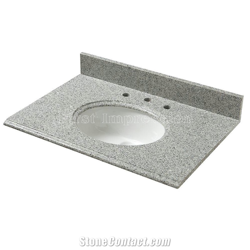 Light Gray Granite Countertop /Flamed Grey Granite Vanity Top /Polished Granite Countertop /G623 Light Grey Granite Vanity Top /G603 Granite Countertop