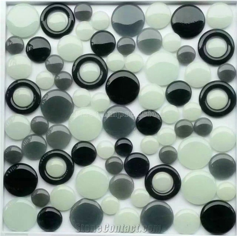 New Bathroom Mosaic Tile/Kitchen Mosaic Tile/Glass Mosaic/Popular Mosaic/Wall & Floor Mosaic/Composited Mosaic/Beauty Flower Mosaic/Cheap Mosaic/High Quality Glass Mosaic