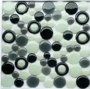 New Bathroom Mosaic Tile/Kitchen Mosaic Tile/Glass Mosaic/Popular Mosaic/Wall & Floor Mosaic/Composited Mosaic/Beauty Flower Mosaic/Cheap Mosaic/High Quality Glass Mosaic