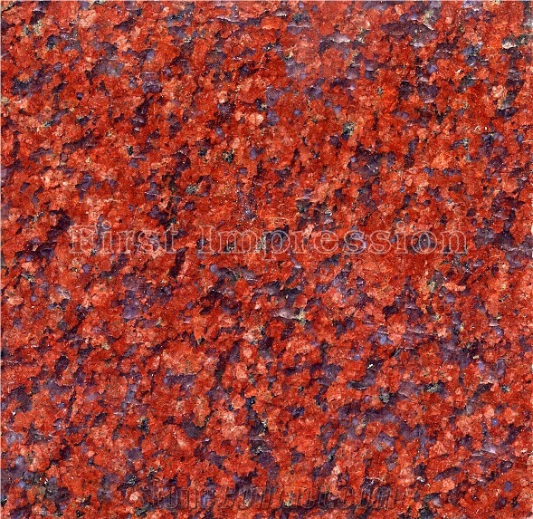 New Imperial Red Granite Tiles & Slabs/Indian Red Granite for Floor Covering Tiles & Wall Covering Tiles