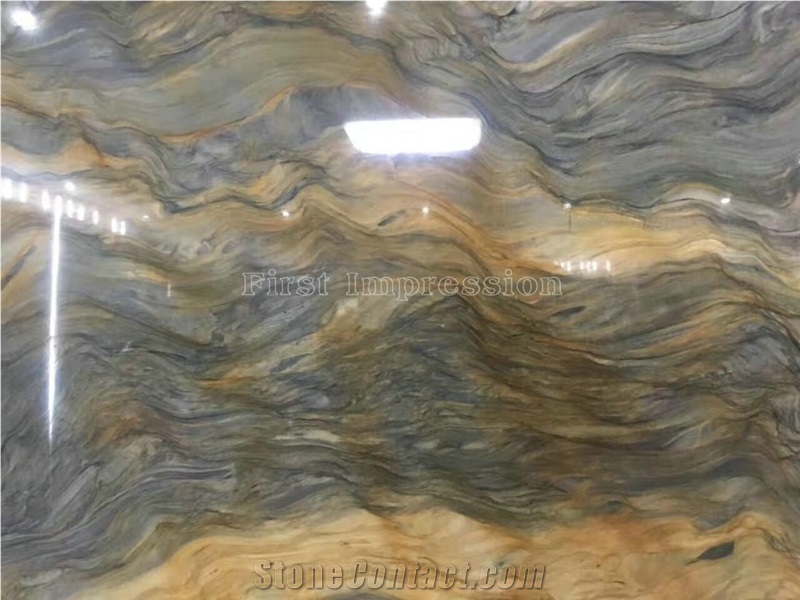 New Polished Golden Silk Quartzite/Golden Silk Slabs & Tiles/Silk Road Quartzite Cut to Size/Luxury Yellow Natural Quartzite/High Grade & Good Price Slabs/Hot Sale Quartzite