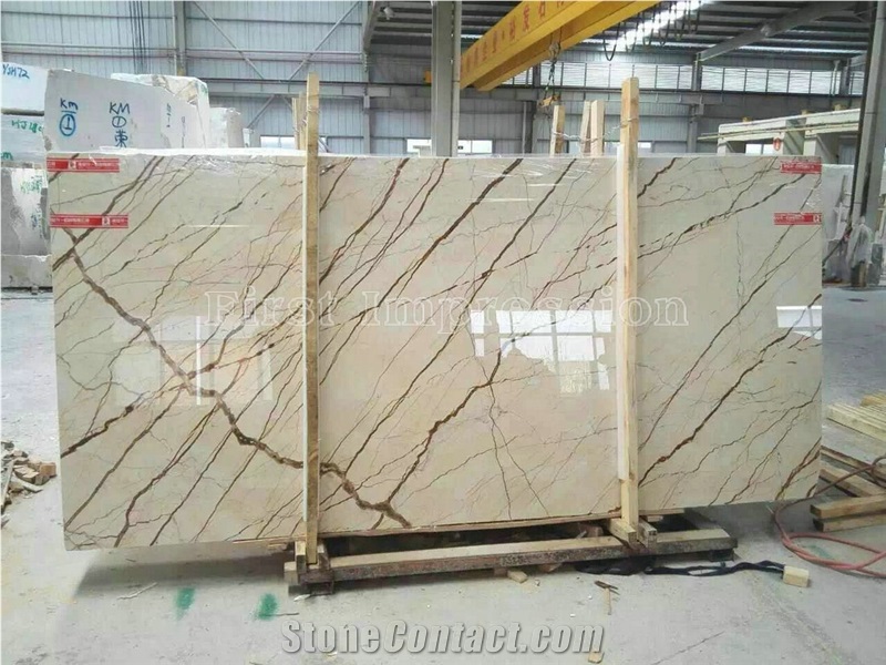 New Polished Sofitel Gold Marble Slabs & Tiles/Turkey Beige Marble/Rich Gold Marble/Luna Pearl Marble Big Slabs/Sofita Gold/Sofitel Beige Marble/Crema Eva/Menes Gold Marble/Hot Sale Marble