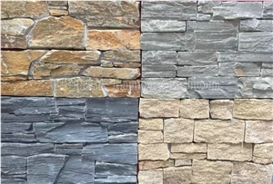 New Slate Tiles/Nature Cultured Stone Panel/Wall Panel/Ledge Stone/Veneer/Stacked Stone for Wall Cladding/Decorative Format Tile/Feature Wall/Ledge Stone/Marble & Granite Culture Stone/High Quality