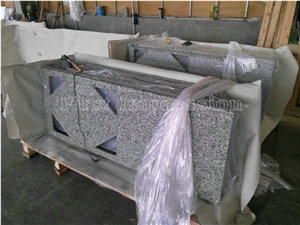 New Swan White Granite Counter Tops/Granite Reception Counter/Stone Reception Desk/Work Tops/Solid Surface Table Tops/Square Table Top/Best Price & High Quality Kitchen Top/Hot Sale/China Granite Top