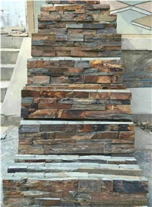 On Sale China Rusty Slate Cultured Stone/Wall Cladding/Stacked Stone Veneer Clearance/Manufactured Stone Veneer