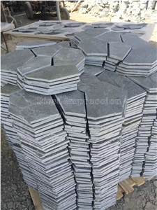 On Sale Multicolor Crazy Slate Tile/Cheap Slate Flagging Tile/Flagstone Walkway Pavers/China Rustic Slate Random Flagstone Pavers/Floor Paving/Walkway Pavers/Best Price Slate & High Quality Slate