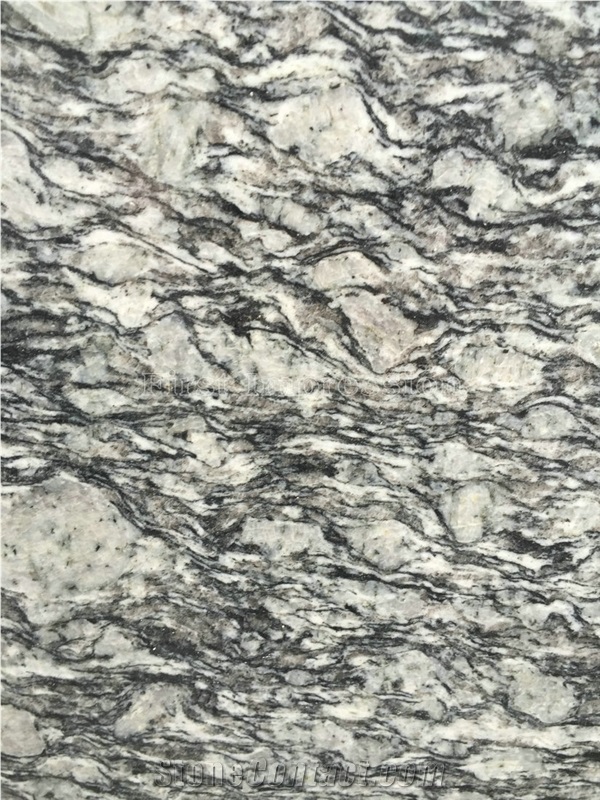 Sea Wave Flower White Granite Slabs & Tiles/Sea Wave Flower Granite/Seawave Grey Granite for Walling & Flooring/China Grey & White Granite