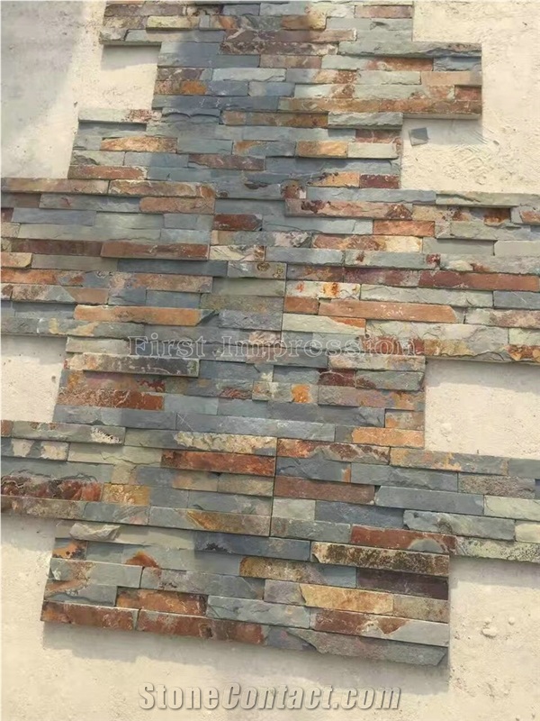 Slate Culture Stone/Stone Wall Cladding/Slate Ledges/Slate Culture Stone/Stone Wall Decoration/Corner Stone/Chinese Slate Stone/New Slate Tile