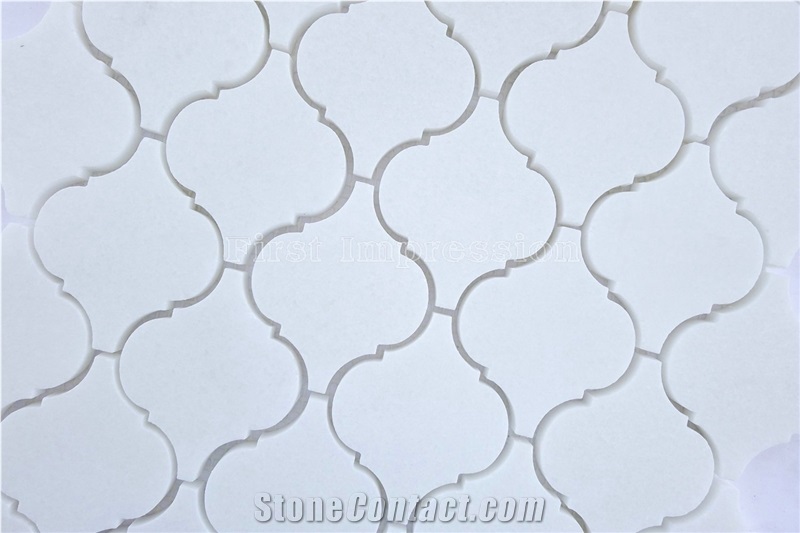 Thassos White stone Marble Mosaic/Thassos Extra White Mosaic/White Of Thassos/Bianco Thassos/Thassos Limenas Waterfall/Marble Mosaic for Wall,Floor,Bathroom & Interior/White Marble Mosaic