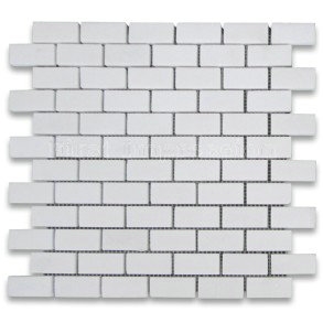 White Marble Brick Shaped Mosaic Tiles for Flooring /Grey Marble Subway Mosaic Tiles for Wall /Polished Beige Marble Mosaic Tiles