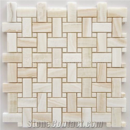 white onyx polished mosaic tiles /white onyx mosaic tiles /Glass Mosaic Tiles /Marble Mosaic Tiles