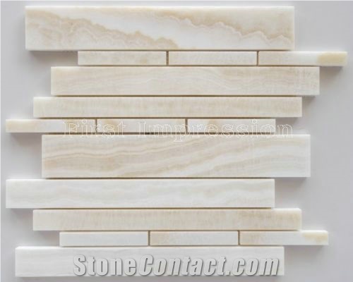 white onyx polished mosaic tiles /white onyx mosaic tiles /Glass Mosaic Tiles /Marble Mosaic Tiles