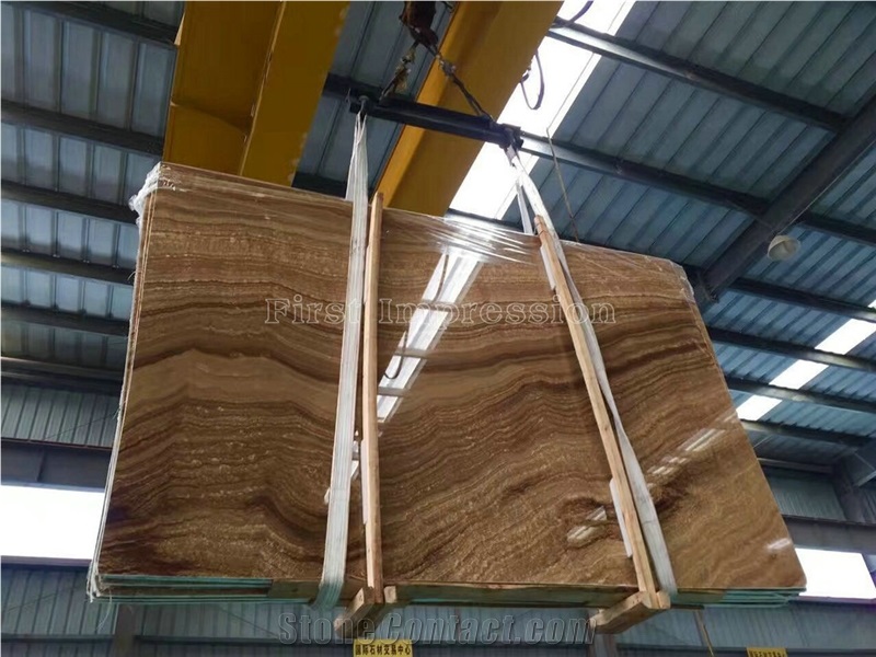 Wooden Onyx Slabs & Tiles/China Wooden Onyx/Background Decoration Stone/Wall Covering Tiles/Home Decoration Building Stone/Onyx Pattern/Onyx Floor Tiles