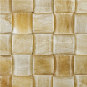 Yellow Jade Mosaic/Honey Onyx Mosaic/Gold Onyx Mosaic/China Honey Yellow Onyx Mosaic/Beige Onyx Mosaic For Floor & Wall/Composited Mosaic/New Polished Mosaic