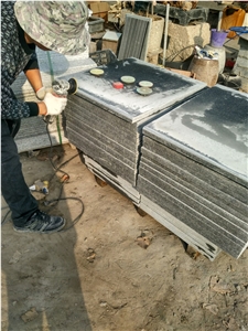 China Shandong Origin Dark Grey Granite G343 Hot Sale Granite Floor Tiles Usages Polished Surface Floor Covering Skirting Tiles Solid Surface Top Quality Lu Grey Granite Thickness 3cm Tiles