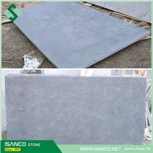 China Shandong Origin Grey Color Bluestone Honed Surface Processing No Cat Paws Floor Paving Windown Sills Wall Cladding Usage Blue Stone Cheap Price Top Quality Cheap Bluestone Tiles & Slabs