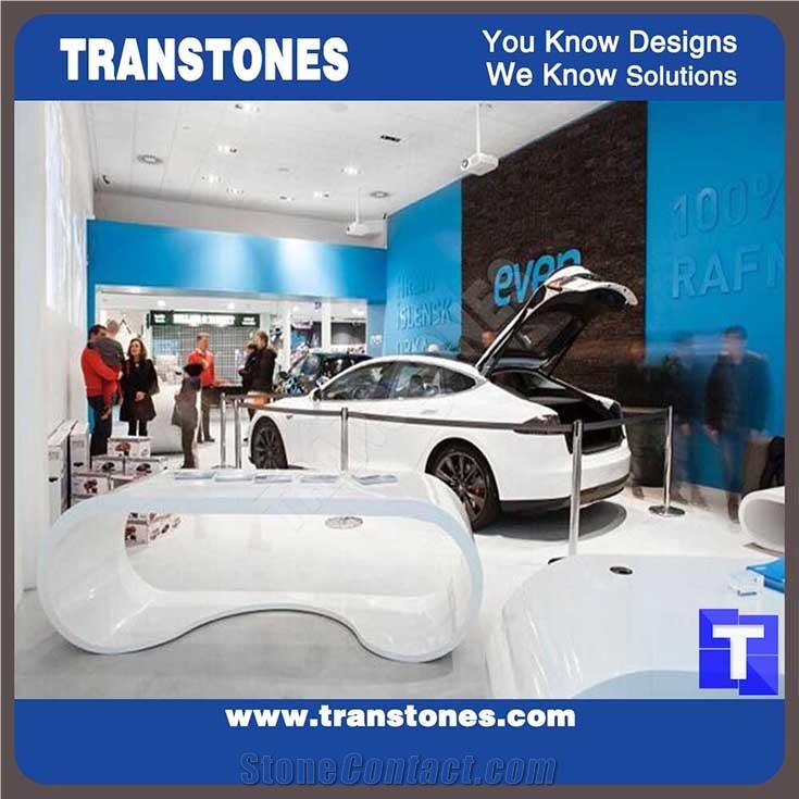 Artificial Stone Furniture Elegant Office Table