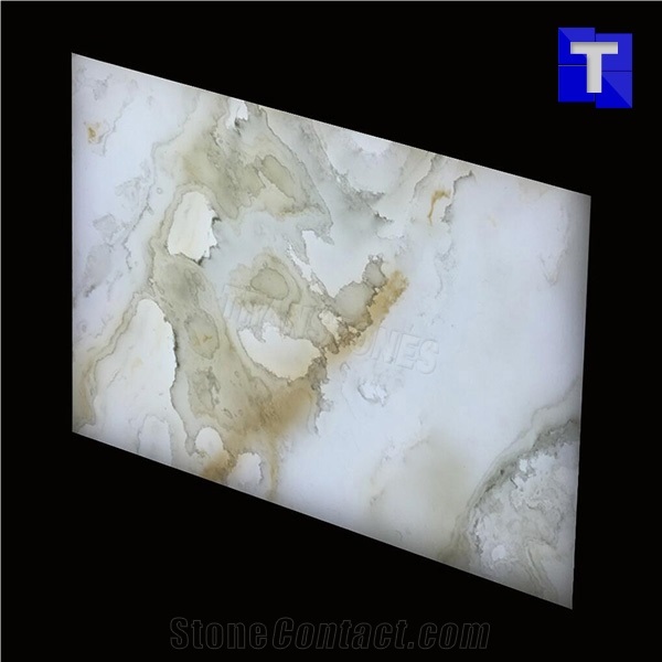 Faux Alabaster Slab for Interior Ceiling Designs