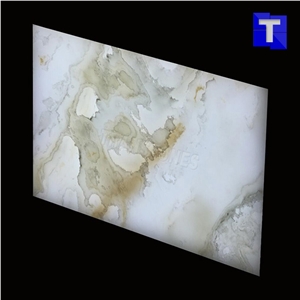 Faux Alabaster Slab for Interior Ceiling Designs