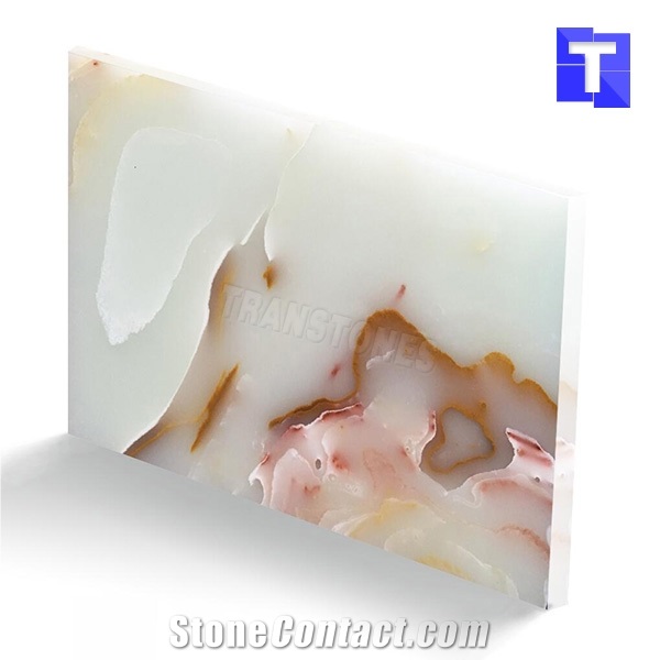 Faux Stone Panels Alabaster Sheet,Artificial Onyx Tiles,Backlit Onyx Tiles Panels for Wall Cladding