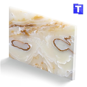 Hot Sale Alabaster Sheets Translucent Resin Panel,Artificial Onyx Tiles