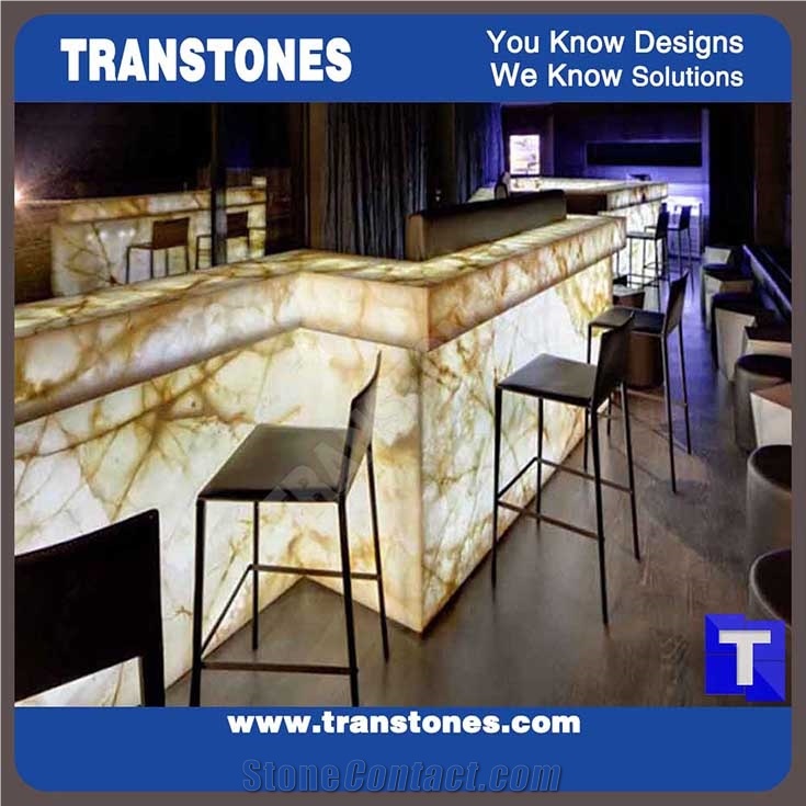 Modern Bar Counter with Led Lighting Designs