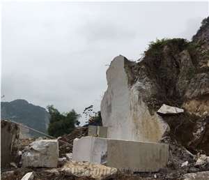 Natural Stone Red Blue Marble Blocks for Exporting