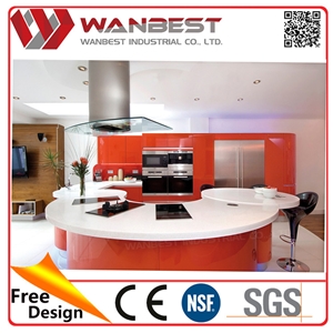 Arabic Furniture Uk Kitchen Equipment Manmade Stone Solid Surface Kitchen Furniture Set