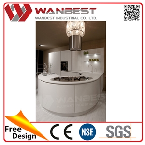 Arabic Furniture Uk Kitchen Equipment Manmade Stone Solid Surface Kitchen Furniture Set