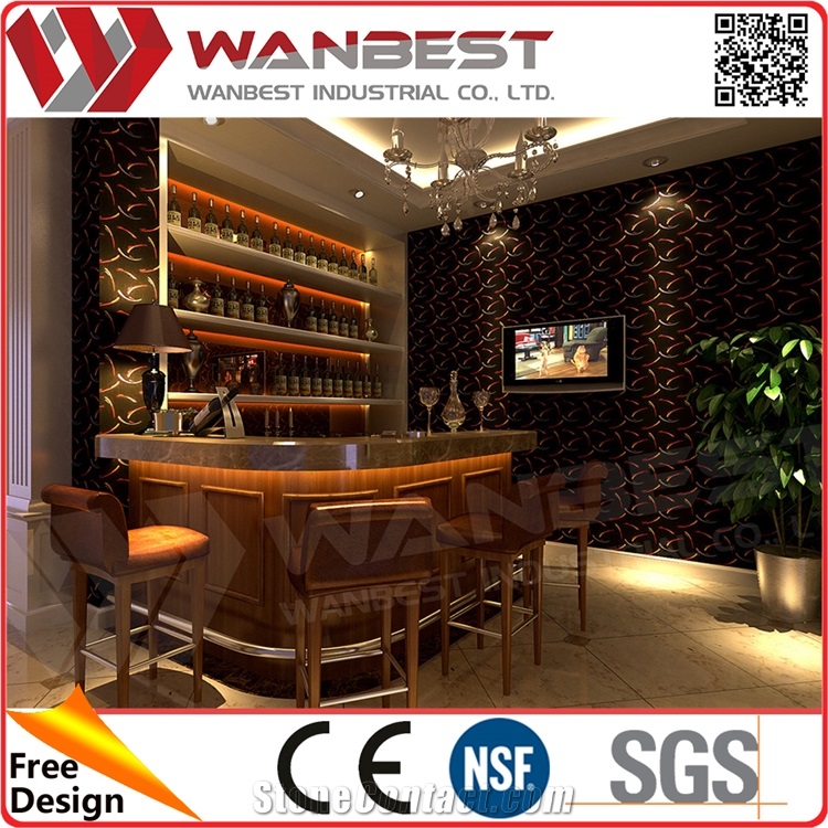 Artificial Stone Desk Top Italian Home Bars Tabouret De Bar and Pub Counters