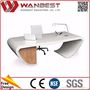Custom Design Office Furniture Executive Office Desk with Locking Drawers