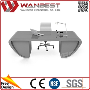 Custom Design Office Furniture Executive Office Desk with Locking Drawers