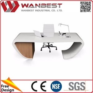 Custom Design Office Furniture Executive Office Desk with Locking Drawers