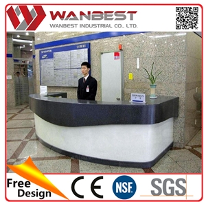 Furniture Stores Shop Counter Design Acrylic Reception Desk