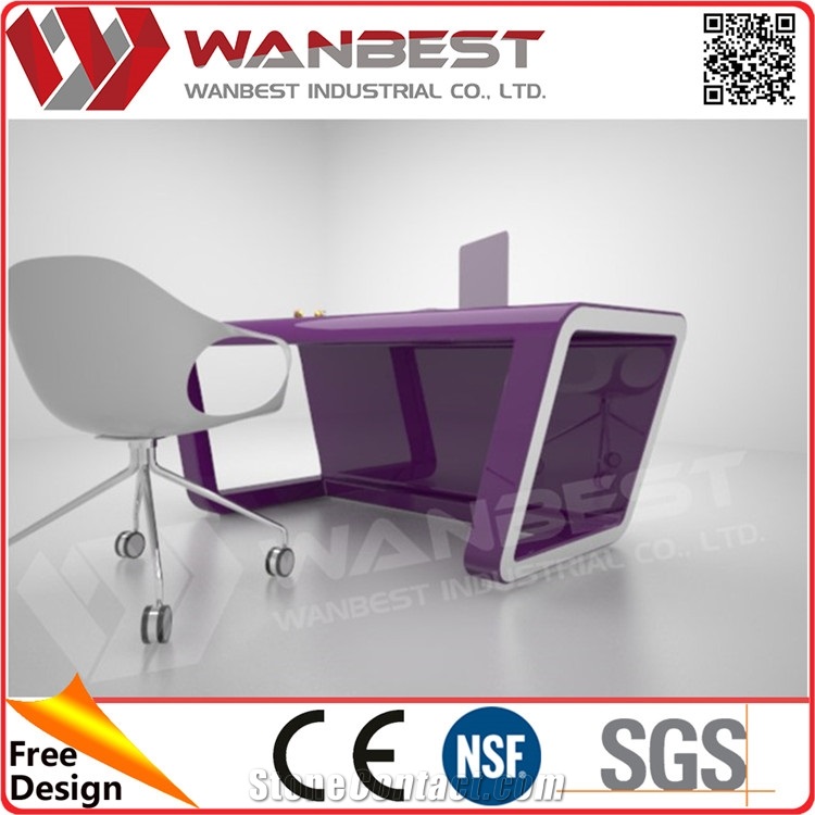 Luxury Home Rectangular Office Desk Office Furniture Office Counter Design