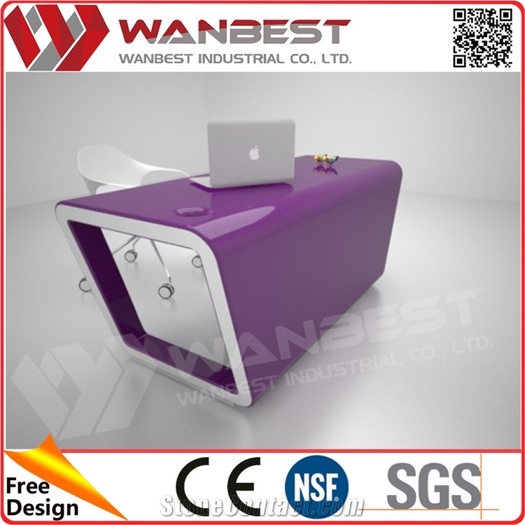 Luxury Home Rectangular Office Desk Office Furniture Office Counter Design