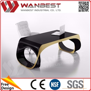 Luxury Office Furniture Office Counter Design Executive Office Desk Solid Surface Reception Desk