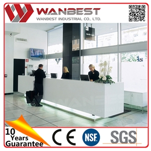 White Modern Reception Desk Solid Surface Checkout Counter Hospital Reception Desk White Modern Reception Desk Solid Surface Checkout Counter Hospital Reception Desk