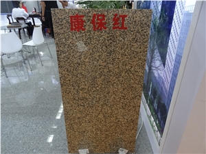 Chinese Polished Kangbao Red Granite Tiles & Slabs & Cut-To-Size for Floor Covering and Wall Cladding