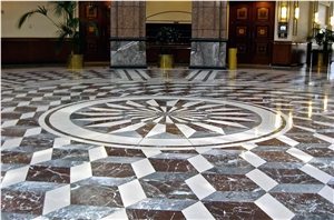 Marble Waterjet Floor Pattern Marble Waterjet Floor Pattern
