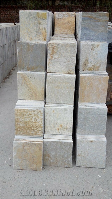 Yellow Quartzite Tiles, China Beige Quartzite